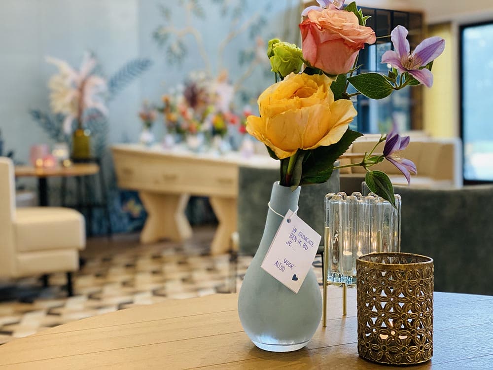 afscheid nemen bij Abel in Rhoon