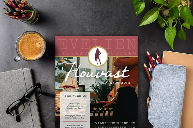 Houvast voor als ik heb losgelaten - wensenboek Evelien uitvaartverzorging