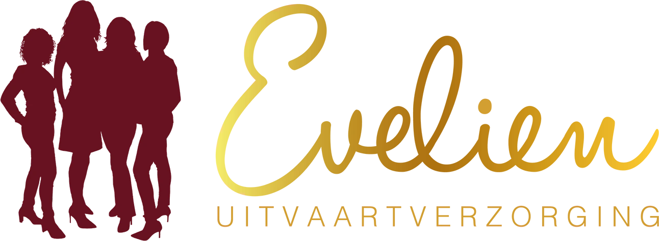 Logo Evelien Uitvaartverzorging met team 2023
